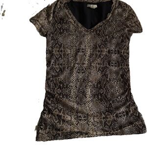 Women's Snake Print Top